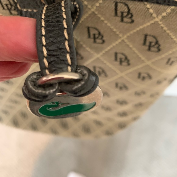 AUTHENTIC VINTAGE DOONEY & BOURKE SIGNATURE MONOGRAM LOGO HANDBAG TOTE - Picture 4 of 16